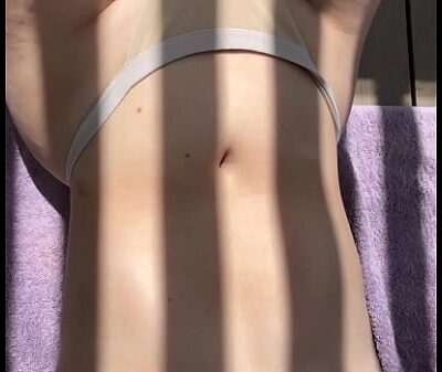 RIDING MY BBC DILDO OUTSIDE UNTIL I GET CREAMY