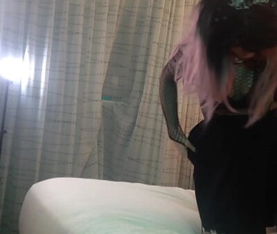 Gothic Trans Woman Fucked
