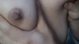 Old man sucking woman